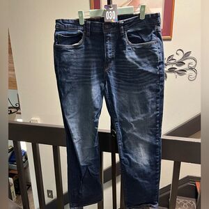 EUC Buffalo Authentic We Are Denim, Relaxed Tapered , Blue Jeans 34x 32  #JTB030